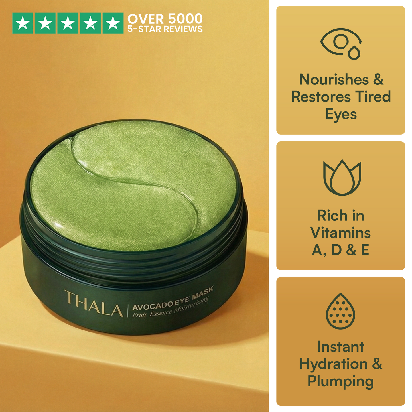 Thala Avocado Eye Mask