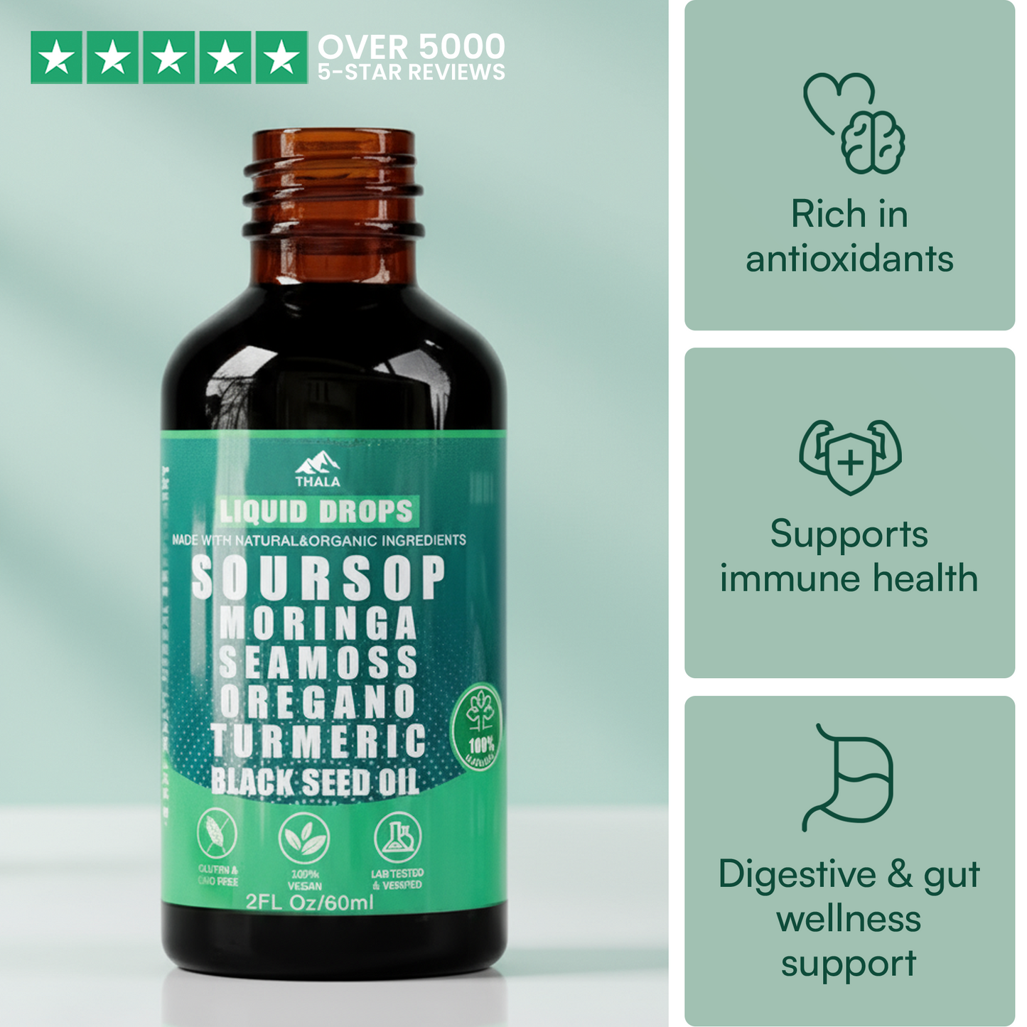 Soursop 10 in 1 Drops