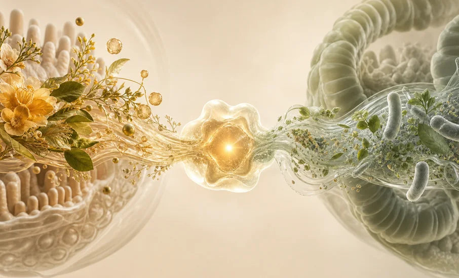 Two natural pathways converging on one fullness signal